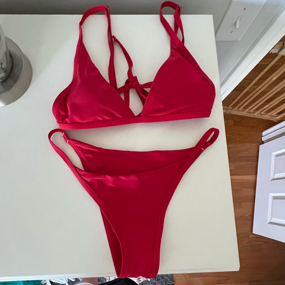 Red Bikini Set